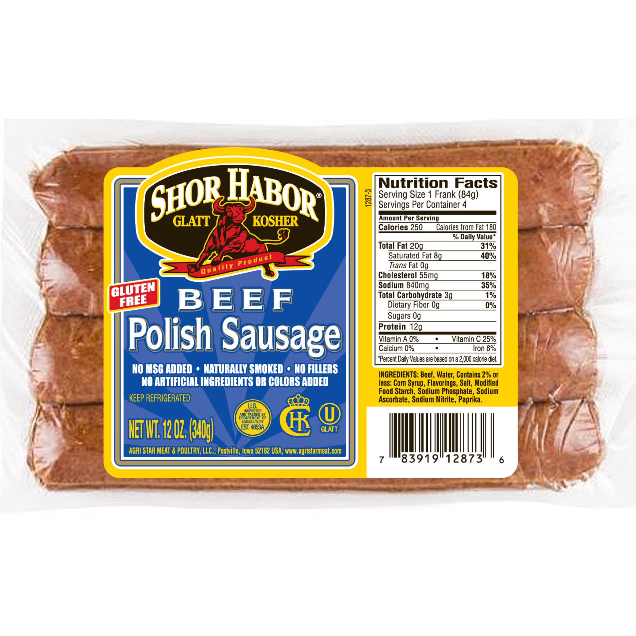 Polish Smoked Beef Sausage